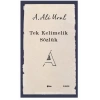 Tek Kelimelik Sözlük