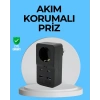 Termal Korumalı Priz Otomatik Çocuk Kilidi 4 USB Type C