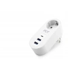 Topraklı Termal Akım Korumalı Priz Adaptörü 2 Usb 1 Type-c 3400-01