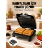 Tost Makinesi Yapışmaz Plaka 1500 Watt Güçlü Performans Yeni Nesil