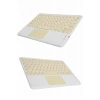 Touchpad Tüm Cihazlara Uyumlu Bluetooth Klavye Touchpad Slim Kablosuz Wifi Q Klavye