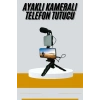 Tripod Telefon Tutucu Kumandalı Mikrofon Led Işık Vlog Video Kayıt