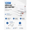 Turbo 120W Hızlı Şarj Cihazı Type-C Kablolu