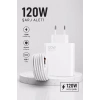 Turbo Hızlı Şarj Destekli 120W USB-C Şarj Seti