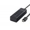 Type-C 3.0 Hub 4 Port 5 Gbps Siyah HDX7045