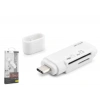Type-c 3.2 Gen1 Kart Okuyucu Sd Microsd 5 Gbps Beyaz TC301