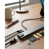 Type C Çoklu Port Hub 8 Port USB HDMI SD Kart Ethernet Adaptör