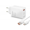 Type-C Hızlı Şarj Seti 33W Usb Adaptörlü - Beyaz ND1006