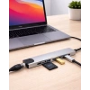 Type C Hub Çoklayıcı 8 Port USB HDMI RJ45 Kart Okuyucu
