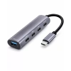 Type-C Hub Pd Usb 3.0 Usb-C 5 Port 60W Gri HDX7895