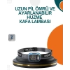 Type C Şarjlı LED Kafa Lambası Güç Göstergeli 53 Modlu