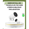 Ultra Pro Full HD ve 4K Destekli 130 İnç Projeksiyon Cihazı