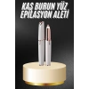 Unısex Şarjlı Kaş Bıyık Alma Epilatörü Hassas Ciltlere Özel Acısız