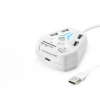 Usb Combo Hub Kart Okuyucu 8 Port Beyaz A068W