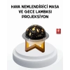 USB Mini Hava Nemlendirici ve Projeksiyon Lamba – Taşınabilir Sessiz Dekoratif Aromaterapi Cihazı