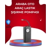 USB Şarjlı Kompakt Elektrikli Hava Kompresörü 3000 mAh