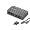 Usb Type-c 3.1 Gen1 All İn One Kart Okuyucu Cf Sd Microsd Ms Xd 5 Gbps Siyah HDX7064