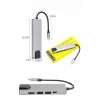 Usb Type-c Hub Dönüştürücü Çevirici Çoklayıcı Macbook Çevirici 8 Portlu