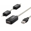 Usb Uzatma Kablosu 25 M - Silver Siyah HDX7546