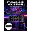 USB ve Type-C Çıkışlı 10lu Akım Korumalı Çoklu Priz Güç Dağıtıcı