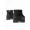 USLUCAN ALIŞVERİŞ 02-3033 Siyah Fermuarlı Günlük Kadın Bot