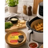 USLUCAN ALIŞVERİŞ 100 Parça Airfryer Kağıdı Tek Kullanımlık Temiz Pişirme Kağıdı