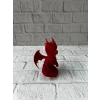USLUCAN ALIŞVERİŞ 12 cm Kırmızı Ejderha Figürü Koleksiyonluk Dekoratif Biblo
