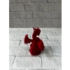 USLUCAN ALIŞVERİŞ 12 cm Kırmızı Ejderha Figürü Koleksiyonluk Dekoratif Biblo
