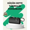USLUCAN ALIŞVERİŞ 2000mAh Mini Powerbank Dahili Konektörlü PD 20W