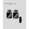 USLUCAN ALIŞVERİŞ 2’li Kablosuz Yaka Mikrofonu Type-C ve Lightning Uyumlu Profesyonel Set
