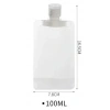 USLUCAN ALIŞVERİŞ 3 Adet 100ml Krem Şampuan Kabı Tekrar Kullanılabilir Set
