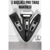 USLUCAN ALIŞVERİŞ 3 Başlıklı Profesyonel Tıraş Makinesi