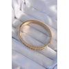 USLUCAN ALIŞVERİŞ 316L Çelik Gold Renk Zirkon Taşlı Model Kelepçe