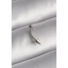 USLUCAN ALIŞVERİŞ 316L Çelik Gümüş Renk Çivi Model Piercing
