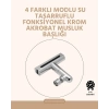 USLUCAN ALIŞVERİŞ 360° Dönüşlü Su Akışı Başlığı | 4ü 1 Arada Kullanım