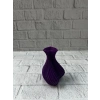 USLUCAN ALIŞVERİŞ 5 cm Mor Kalp Formlu Mini Vazo Modern Mini Dekor Ürünü