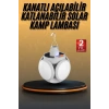 USLUCAN ALIŞVERİŞ 5 Kanatlı Bahçe Aydınlatma Led Askılı Solar Güneş Enerji Usb Sarjlı