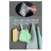 USLUCAN ALIŞVERİŞ 5li Kendinden Yapışkanlı Güçlü Şeffaf Askılık - Kapı Arkası Mutfak Duvar Banyo Askı