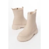 USLUCAN ALIŞVERİŞ 812-2012 Bej Luna Fermuarlı Günlük Kadın Bot
