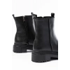 USLUCAN ALIŞVERİŞ 812-2012 Siyah Luna Fermuarlı Günlük Kadın Bot