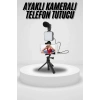 USLUCAN ALIŞVERİŞ Akıllı Telefon Vlog Kiti Tripod Mini Mikrofonlu Telefon Tutucu