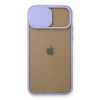 USLUCAN ALIŞVERİŞ Apple iPhone 11 Pro Kılıf Palm Buzlu Kamera Sürgülü Silikon - Lila