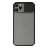 USLUCAN ALIŞVERİŞ Apple iPhone 11 Pro Kılıf Palm Buzlu Kamera Sürgülü Silikon - Siyah