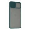 USLUCAN ALIŞVERİŞ Apple iPhone 11 Pro Kılıf Palm Buzlu Kamera Sürgülü Silikon - Yeşil