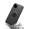 USLUCAN ALIŞVERİŞ Apple iPhone 11 Pro Kılıf Range Yüzüklü Silikon - Siyah
