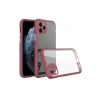 USLUCAN ALIŞVERİŞ Apple iPhone 11 Pro Max Kılıf Miami Şeffaf Silikon - Fuşya