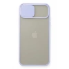 USLUCAN ALIŞVERİŞ Apple iPhone 11 Pro Max Kılıf Palm Buzlu Kamera Sürgülü Silikon - Lila