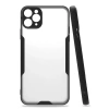 USLUCAN ALIŞVERİŞ Apple iPhone 11 Pro Max Kılıf Platin Silikon - Siyah