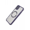 USLUCAN ALIŞVERİŞ Apple iPhone 11 Pro Max Kılıf Prag Magneticsafe Kapak - Derin Mor