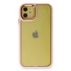 USLUCAN ALIŞVERİŞ Apple iPhone 12 Kılıf Dora Kapak - Pudra